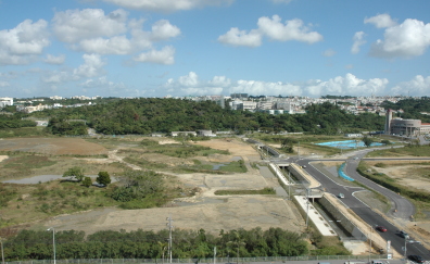 写真：桑江伊平土地区画整理事業施行地